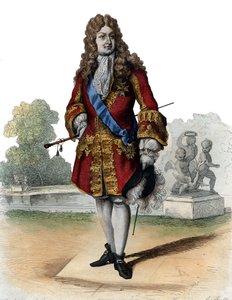 Porträtt av Philippe II, hertig av Orleans (1674-1723). av French School