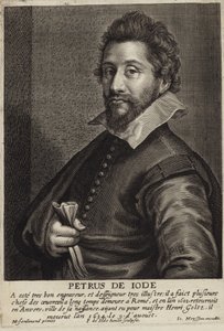 Porträtt av Pieter de Jode I av French School
