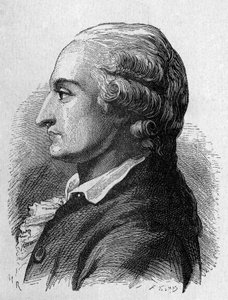 Porträtt av Pilâtre de Rozier (1756 - 1785), fransk fysiker och flygtekniker (första resan i luftballong) - i "Album de la Science; berömda vetenskapsmän; Stora upptäckter””” 1896. av French School