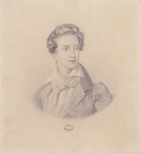 Porträtt av prins Fritz Baciocchi av French School