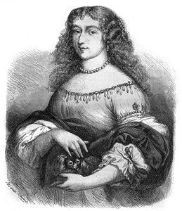 Porträtt av drottning Christine av Sverige (Kristina Vasa av French School