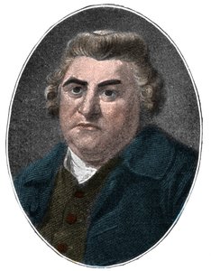 Porträtt av Thomas Warton (1728-1790) engelsk litteraturhistoriker, kritiker och poet. 1800-talet. av French School
