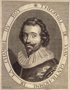 Porträtt av Théophile de Viau av French School