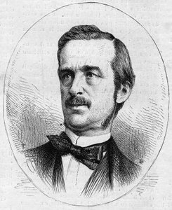 Porträtt av Urbano (Urbano) Ratazzi (1808-1873), italiensk politiker. Gravyr i "" Den illustrerade världen"" nr 844 av 13 juni 1873. av French School