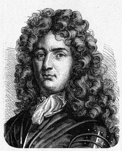 Porträtt av Vauban (1633 - 1707). (Sébastien Le Prestre de Vauban) (marskalk av Frankrike och militäringenjör) - i "" Album de la Science; berömda vetenskapsmän; Stora upptäckter””” 1896. av French School