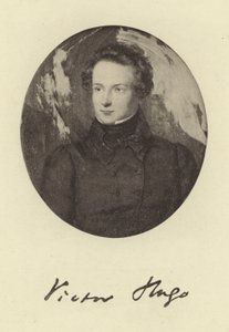 Porträtt av Victor Hugo av French School