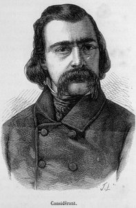 Porträtt av Victor Recital (1808 - 1893) fransk filosof och ekonom - i "" L