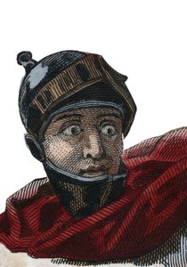 Porträtt av Vilhelm I Erövraren (1027-1087), hertig av Normandie och den förste normandiska kungen av England. av French School