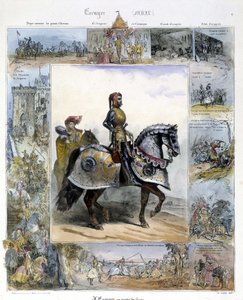 Porträtt av en Ecuyer i "Picturesque History of Ancient and Modern Riding" av Charles Aubry av French School