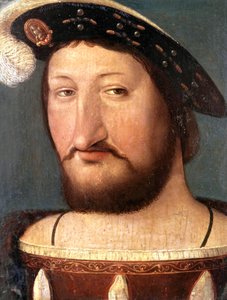 Porträtt av kung Frans I av French School