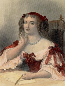 Porträtt av markisinnan de Sevigne av French School