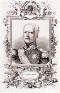 Porträtt av den franske marskalken Thomas Robert Bugeaud (1784-1849) av French School