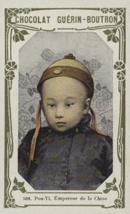 Pou-Yi, Kinas kejsare (färgat foto) av French School