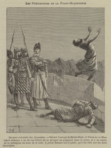 Föregångare till frimureriet: Assassins (gravyr) av French School