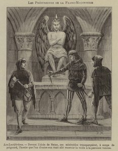 Föregångare till frimureriet: Luciferianerna (gravyr) av French School