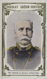 President du Mexique, Porfirio Diaz (färgat foto) av French School