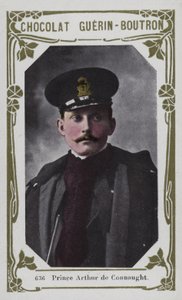 Prins Arthur de Connaught (färgad bild) av French School