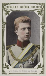 Prins Ferdinand de Baviere (färgad bild) av French School