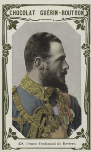 Prins Ferdinand de Baviere (färgad bild) av French School