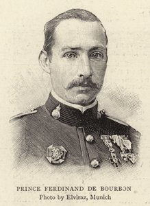 Prins Ferdinand de Bourbon (gravyr) av French School