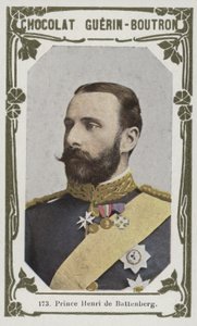Prins Henri de Battenberg (färgad bild) av French School