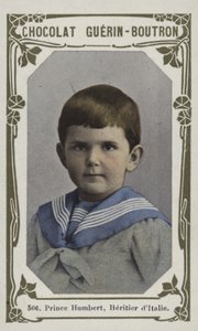 Prins Humbert, Heritier dItalie (färgat foto) av French School