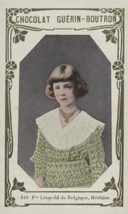 Prins Leopold de Belgique, Heritier (färgad bild) av French School