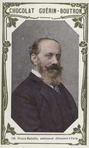 Prins Radolin, Tysklands ambassadör i Paris (färgad bild) av French School