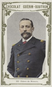 Prince de Monaco (färgad bild) av French School
