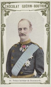 Prince heritier de Danemark (färgad bild) av French School