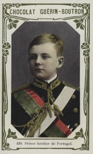 Prince heritier de Portugal (färgad bild) av French School