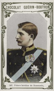 Prince heritier de Roumanie (färgad bild) av French School