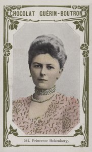 Prinsessan Hohenberg (färgad bild) av French School