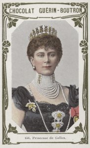Princess of Wales (färgad bild) av French School