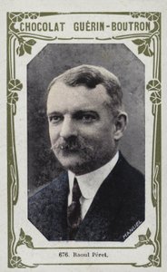 Raoul Peret (färgad bild) av French School