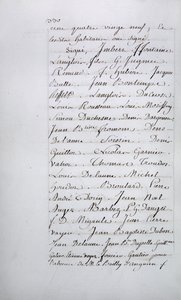 Register över klagomål från Taverny församling, sida 330 med namnteckningar, april 1789 av French School