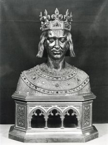 Relikviebyst av St. Louis (1214-70) (förgylld silver)