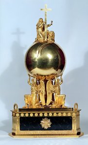 Törnkronans relikvieskrin, 26 oktober 1804 (guld) av French School