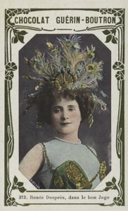 Renee Despres, i The Good Judge (färgad bild) av French School