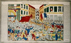 Republikanskt uppror i Lyon, 9-14 april 1834 av French School