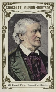 Richard Wagner, kompositör (färgad bild) av French School