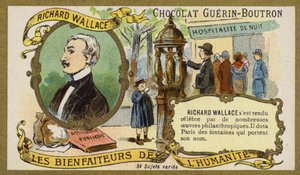 Richard Wallace, engelsk konstsamlare och filantrop (chromolitho) av French School