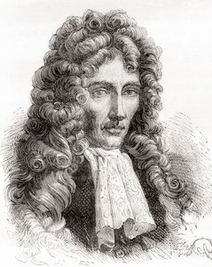 Robert William Boyle, anglo-irländsk naturfilosof, kemist, fysiker och uppfinnare, från Les Merveilles de la Science, pub.1870 av French School