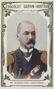 Rodjestvensky, amiral Russe (färgat foto) av French School