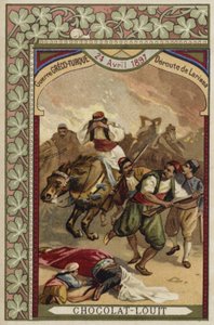 Grekernas rutt vid Larissa, grekisk-turkiska kriget, 24 april 1897 av French School