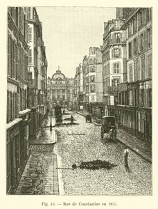 Rue de Constantine 1855 av French School