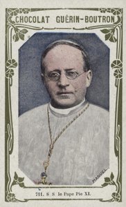 S S le Pape Pie XI (färgat foto)