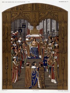 Karl VI:s kröning (1380) - i "Les Chroniqueurs de l