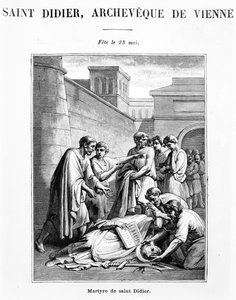 Saint Desideius, ärkebiskop av Vienne av French School