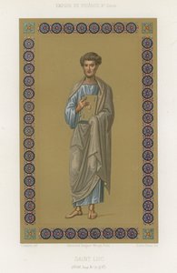 Evangelisten Sankt Lukas av French School